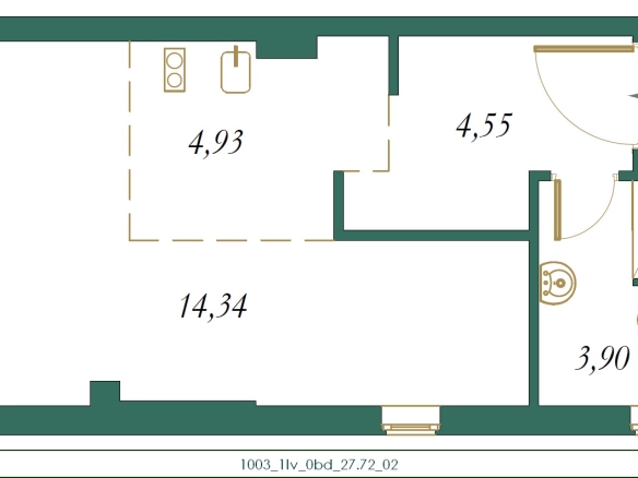 Stan 32 m² – Kolašin — fotografija 6