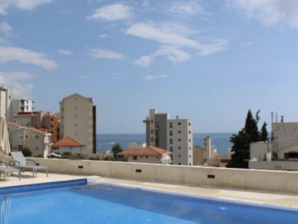 Jednosoban stan sa pogledom na more u Bečićima, Budva — fotografija 2