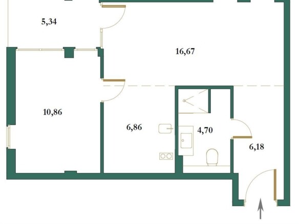 Garsonjera 30 m² – Kolašin — fotografija 13