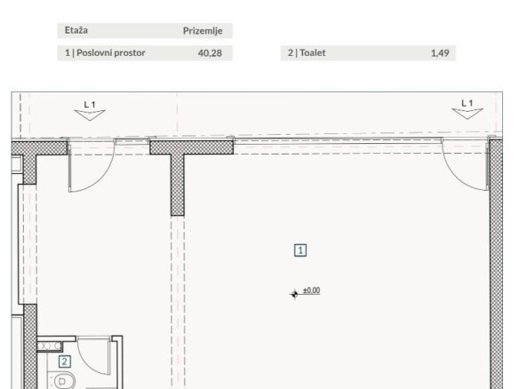 Poslovni prostor 42 m² – Budva — fotografija 12