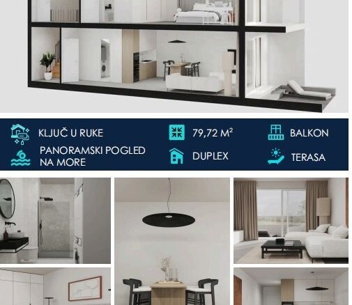 Jednosoban stan 78 m² – Tivat — fotografija 18