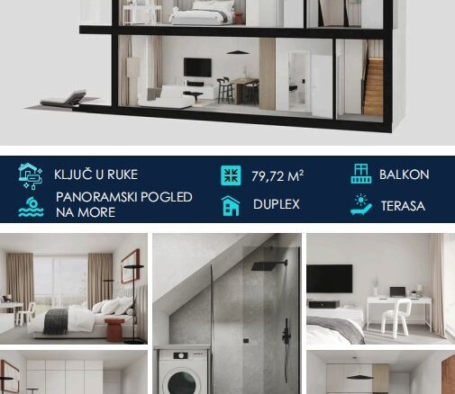 Jednosoban stan 76 m² – Tivat — fotografija 17