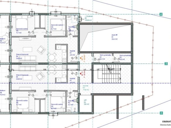Dvosoban stan 63 m² – Lazi, Budva — fotografija 9