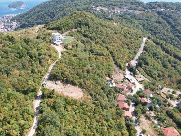 Plac 1.000 m² – Prijevor, Budva — fotografija 3