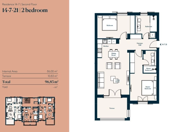 Dvosoban stan 97 m² – Tivat — fotografija 4