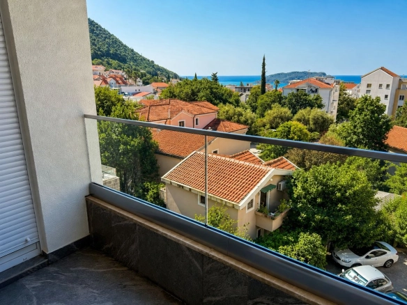 Jednosoban stan sa pogledom na more, Podkošljun, Budva — fotografija 2