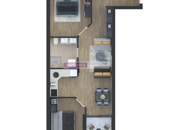 Dvosoban stan 60 m² – Topla, Herceg Novi — fotografija 2