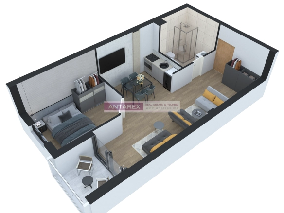 Dvosoban stan 60 m² – Topla, Herceg Novi — fotografija 7