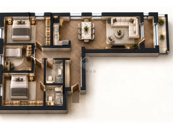 Trosoban stan 91 m² – Tološi, Podgorica — fotografija 4