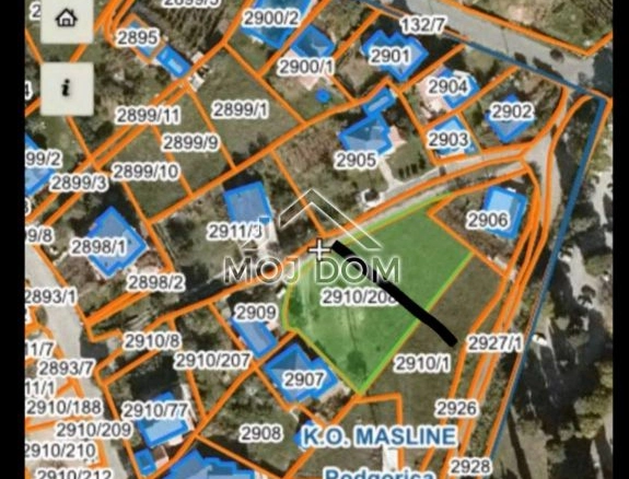 Plac 804 m² – Masline, Podgorica — fotografija 2