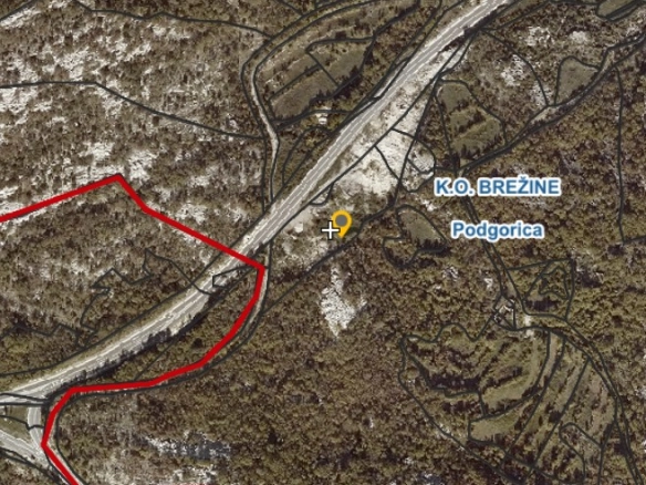 Plac 4.295 m² – Brežine, Podgorica — fotografija 2
