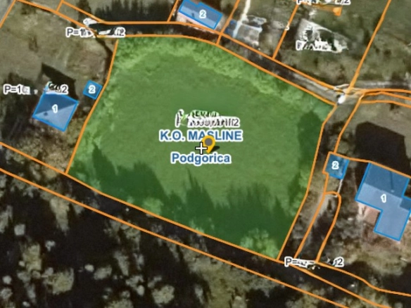 Plac 2.395 m² – Masline, Podgorica — fotografija 3