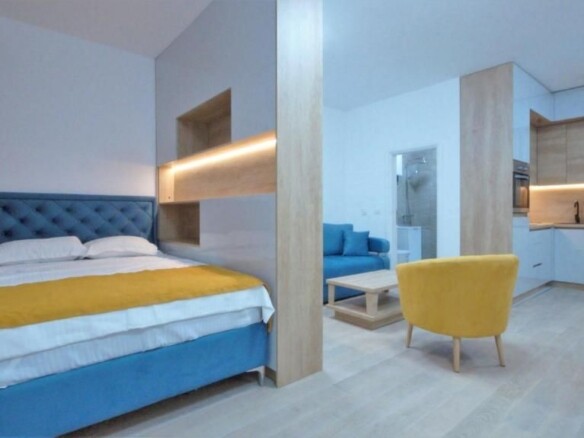 Moderno opremljen studio apartman na atraktivnoj lokaciji, Bečići (NA PERIOD OD 01.10.2026 DO 01.06.2027)