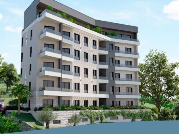 Dvosoban stan 68.72m2 sa pogledom na more u novom kompleksu u izgradnji – Bečići