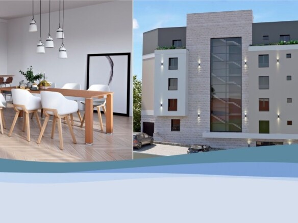 Dvosoban stan 68.72m2 sa pogledom na more u novom kompleksu u izgradnji – Bečići