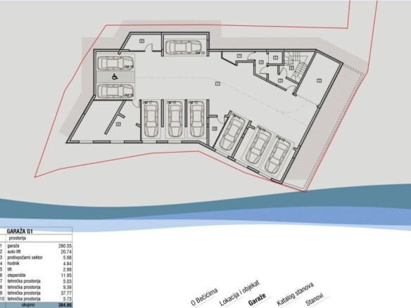 Dvosoban stan 68.72m2 sa pogledom na more u novom kompleksu u izgradnji – Bečići
