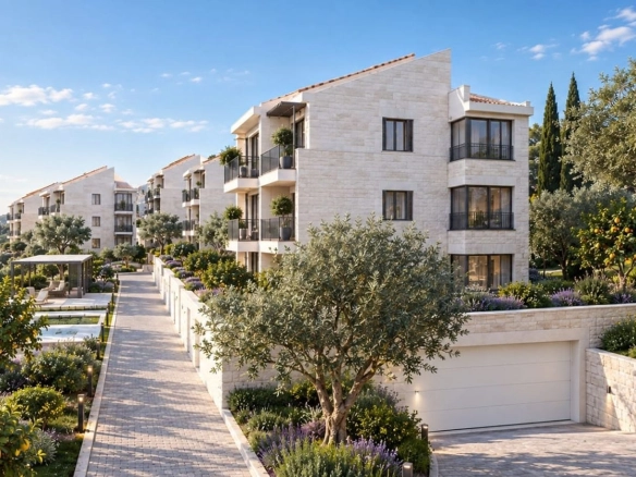 Prodaja luksuznog apartmana 46.22m² – Reževići, Budva | Ekskluzivan kompleks, bazen, spa