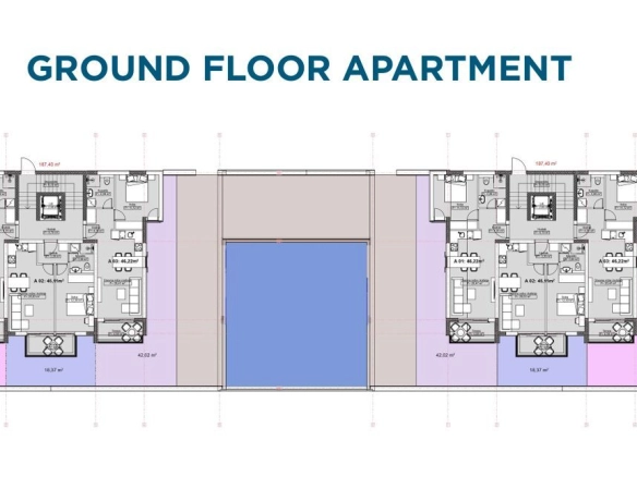 Prodaja luksuznog apartmana 46.22m² – Reževići, Budva | Ekskluzivan kompleks, bazen, spa