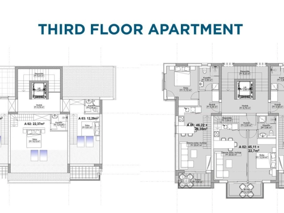 Prodaja luksuznog apartmana 46.22m² – Reževići, Budva | Ekskluzivan kompleks, bazen, spa