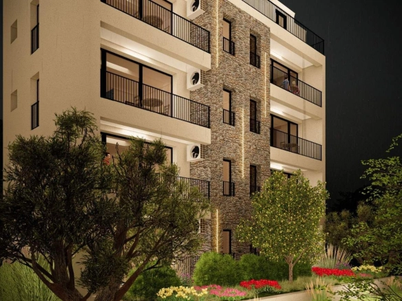 Prodaja novog jednosobnog stana 55m2 u stambenom kompleksu u izgradnji – Lazi, Budva