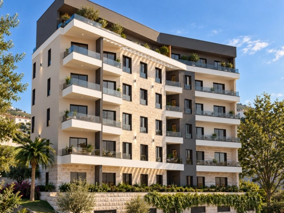 Jednosoban stan 43.42m2 sa pogledom na more u novom kompleksu u izgradnji – Bečići