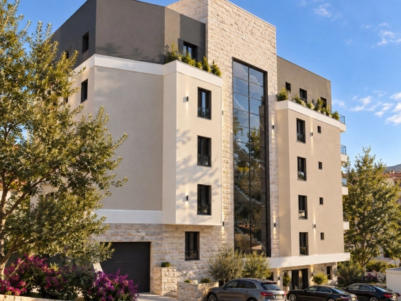 Studio apartman 32,81m2 sa pogledom na more u novom kompleksu u izgradnji – Bečići