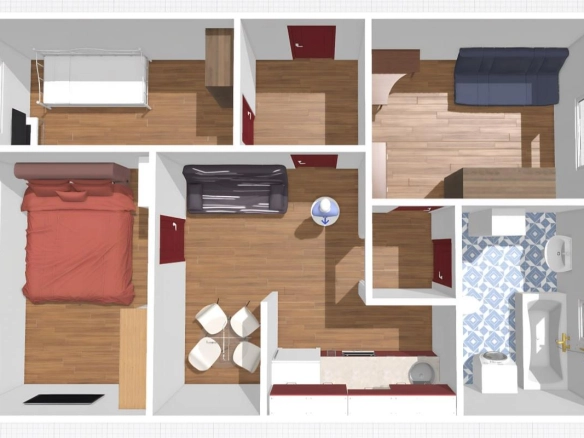 Trosoban stan 66 m² na 4. spratu u samom centru – Podgorica