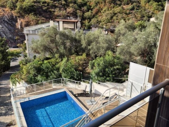 Garsonjera 34 m² sa pogledom na more – Pržno, Budva