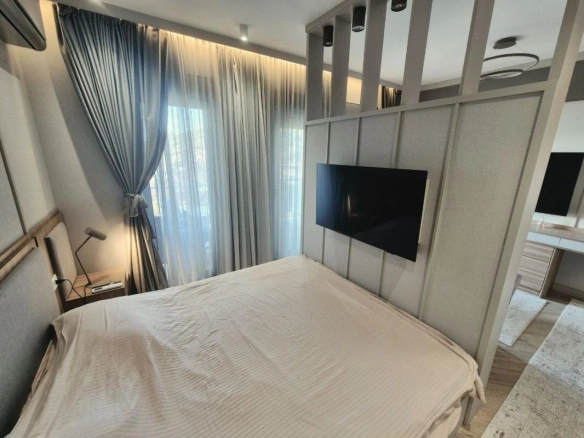 Garsonjera 34 m² sa pogledom na more – Pržno, Budva