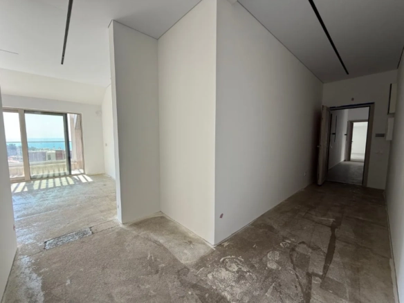 Dvosoban stan 89 m² sa pogledom na more i planine – Pržno, Budva