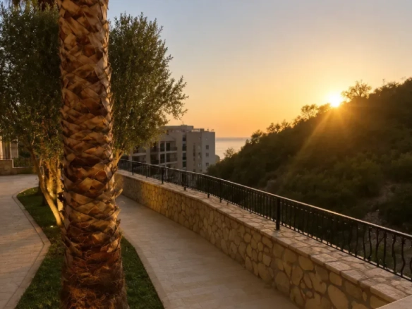 Dvosoban stan 76 m² sa garažom u kompleksu Blue Horizon – Pržno, Budva