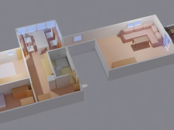 Dvosoban stan 59 m² sa terasom i pogledom na planine – Igalo, Herceg Novi
