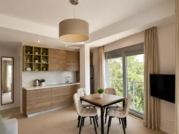 Dvosoban stan 70 m² sa panoramskim pogledom na more – Komoševina, Budva