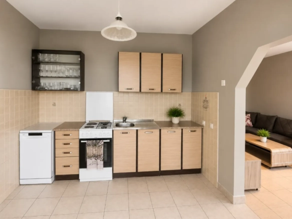 Dvosoban stan 80 m² sa terasom i pogledom na more – Đuraševići, Tivat