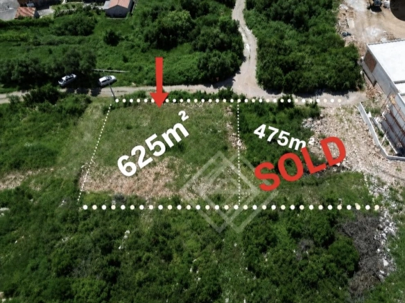 Plac 624 m² za vilu sa panoramskim pogledom na more – Krimovica, Kotor