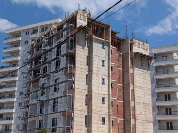 Jednosoban stan 56 m² u novogradnji sa djelimičnim pogledom na more – Ilino, Bar