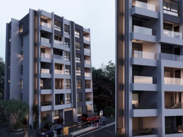 Jednosoban stan 56 m² u novogradnji sa djelimičnim pogledom na more – Ilino, Bar