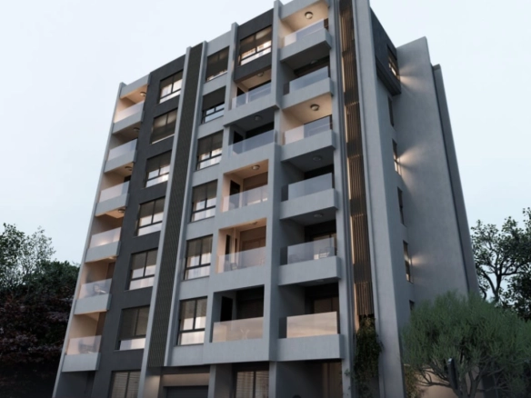 Jednosoban stan 56 m² u novogradnji sa djelimičnim pogledom na more – Ilino, Bar