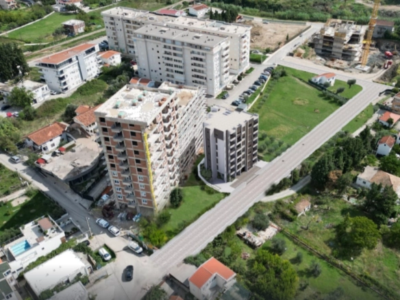 Jednosoban stan 56 m² u novogradnji sa djelimičnim pogledom na more – Ilino, Bar
