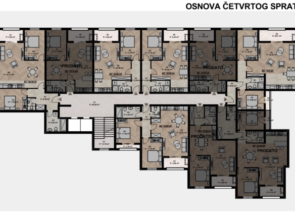 Dvosoban stan 73 m² – Ilino, Bar — fotografija 12
