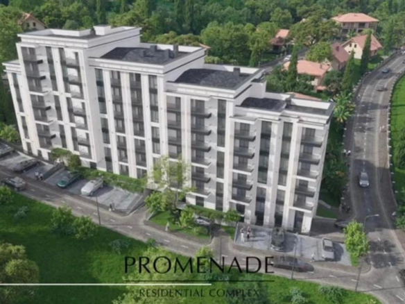 Dvosoban stan 57 m² u izgradnji, 300 m od mora – Bečići, Budva