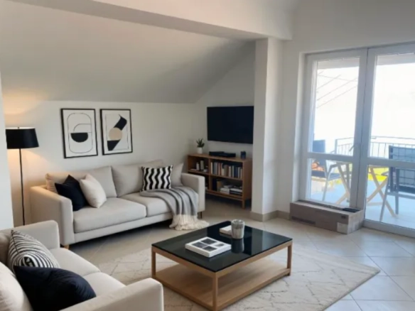 Kuća 105 m² sa pogledom na zaliv, 50 m od mora – Krašići, Tivat
