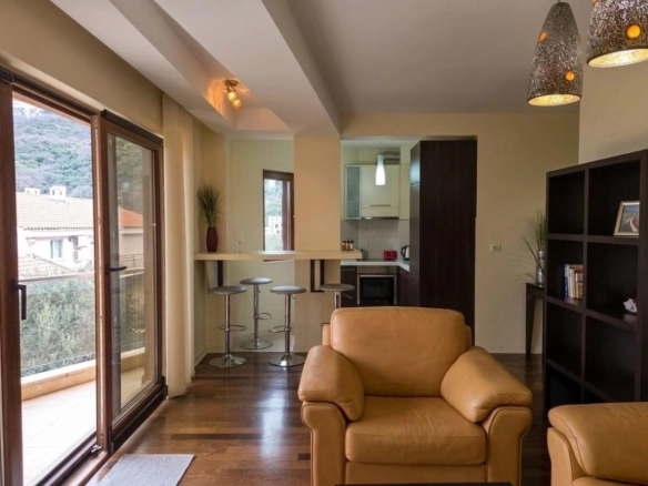 Jednosoban stan 57 m² sa panoramskim pogledom na more – Kamenovo, Budva