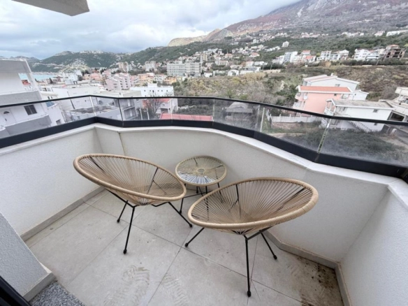 Jednosoban stan 45 m² sa djelimičnim pogledom na more – Dobra Voda, Bar