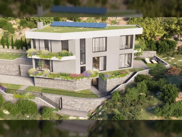 Kuća 315 m² sa panoramskim pogledom na Bokokotorski zaliv – Tivat