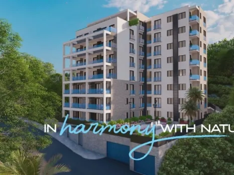 Garsonjera 40 m² sa pogledom na more u novom kompleksu – Bečići, Budva