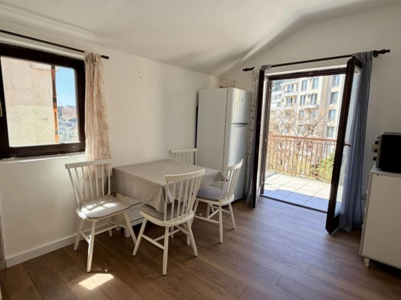 Jednosoban stan 46 m² sa pogledom na more i planine – Bečići, Budva