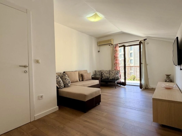 Jednosoban stan 46 m² sa pogledom na more i planine – Bečići, Budva