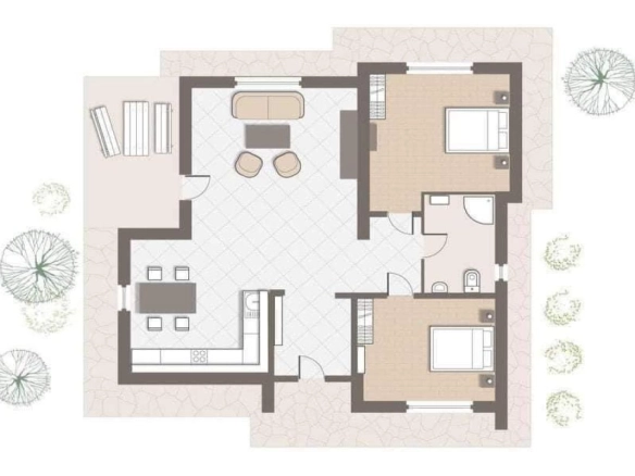 Kuća 116 m² sa pogledom na planine i terasom – Zupci, Bar