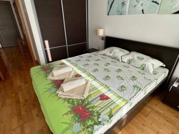 Jednosoban stan 47 m² sa terasom i pogledom na more – Pržno, Budva